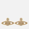 Vivienne Westwood Women's Mini Bas Relief Earrings - Gold - Image 1