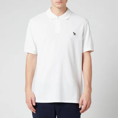 PS Paul Smith Men's Zebra Logo Regular Fit Polo Shirt - White