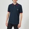 PS Paul Smith Men's Regular Fit Short Sleeve Tipped Polo Shirt - Navy - Image 1