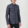 PS Paul Smith Men's Floral Long Sleeve Shirt - Indigo - Image 1