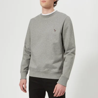 PS Paul Smith Men's Regular Fit Zebra Sweatshirt - Grey Melange