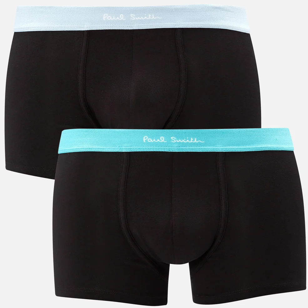 Paul Smith Men's 3 Pack Trunk Boxer Shorts - Black/Multi Image 1