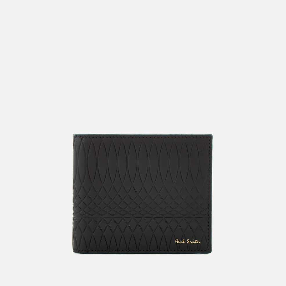 Paul Smith Men's Patterned Billfold Wallet - Black Image 1