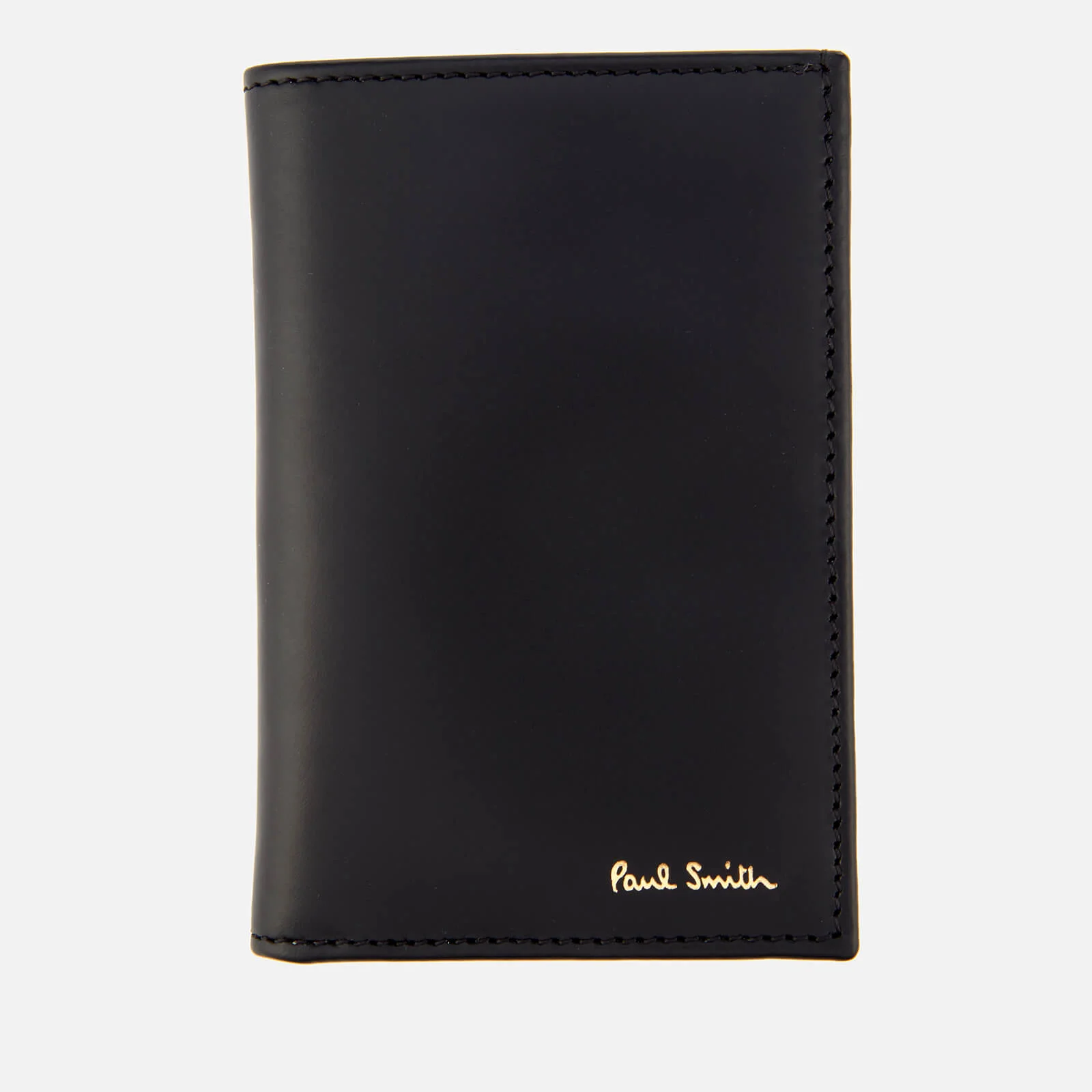 Paul Smith Men's Stripe Credit Card Case - Black Image 1