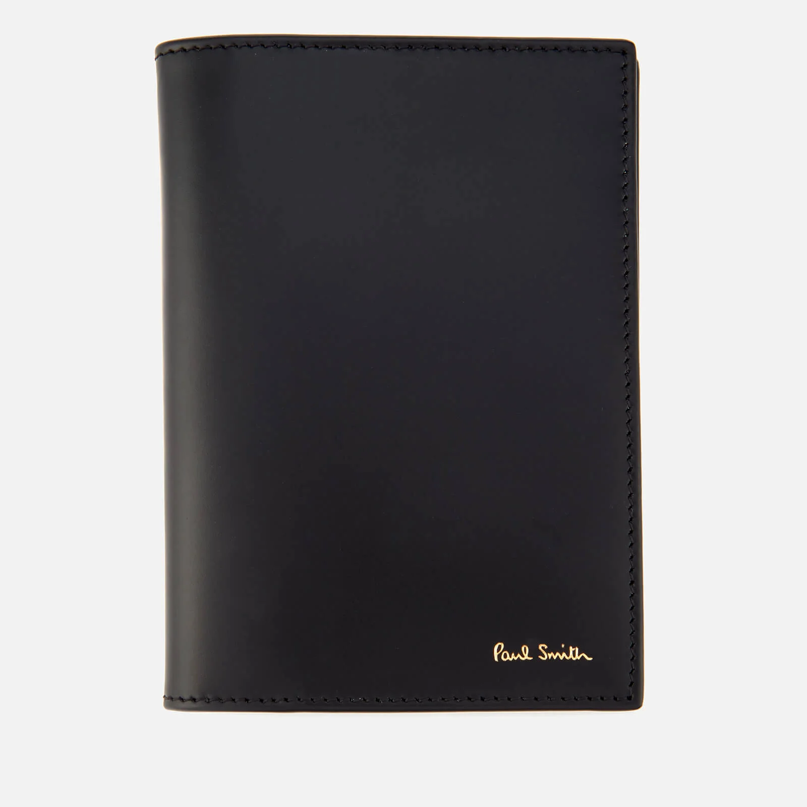 Paul Smith Men's Stripe Passport Holder - Black Image 1