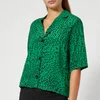 Gestuz Women's Loui Shirt - Green Leopard - Image 1
