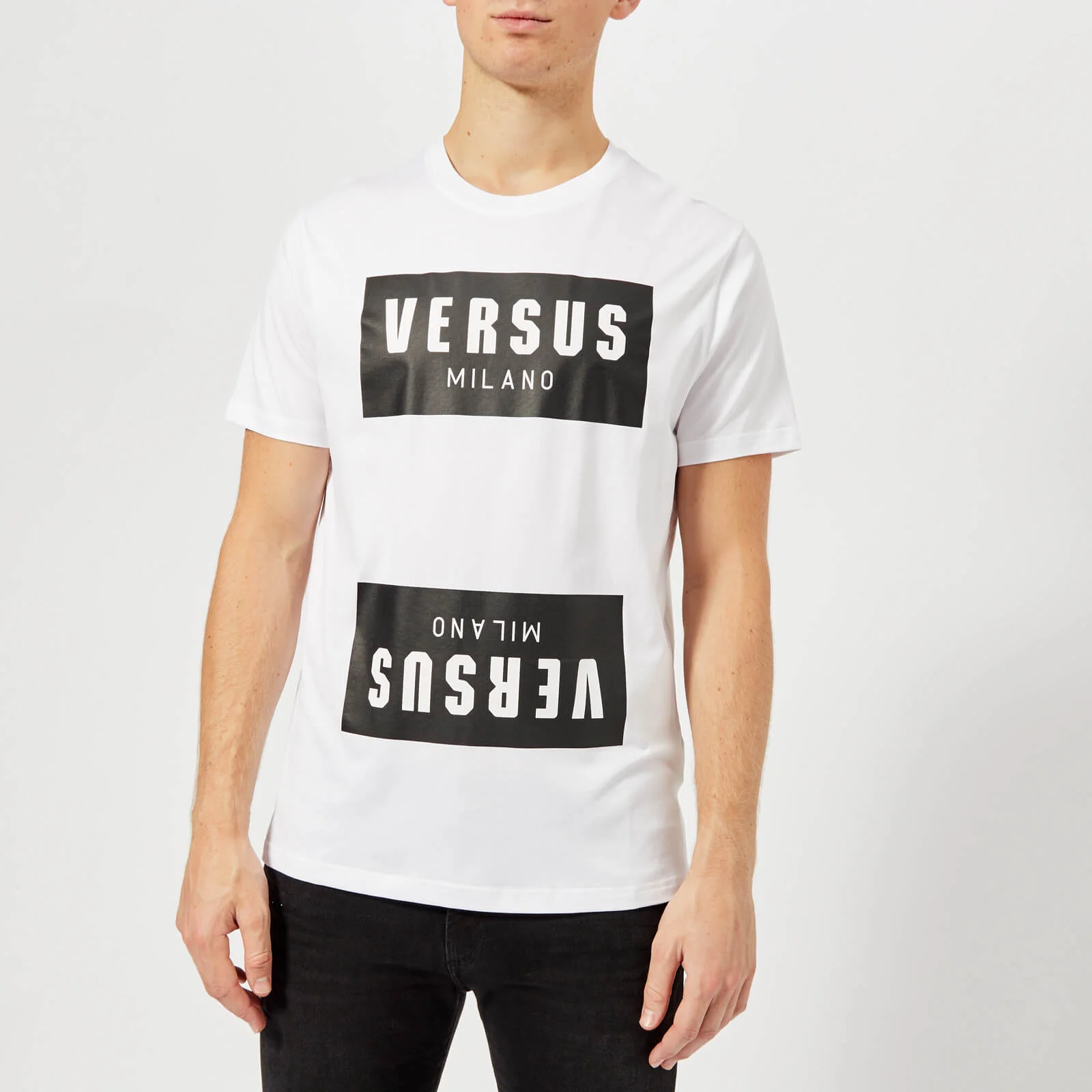 Versus Versace Men's Versus Logo T-Shirt - White Image 1