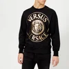 Versus Versace Men's Round Logo Printed Sweatshirt - Black/Gold - Image 1