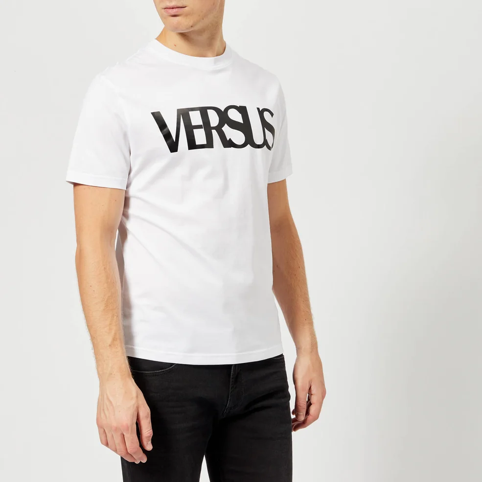 Versus Versace Men's Original Logo T-Shirt - White Image 1