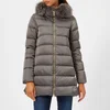 Herno Women's Down Padded Coat with Fur Collar - Grey - Image 1