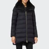 Herno Women's Padded Coat with Fur Collar - Navy - Image 1