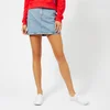 Calvin Klein Jeans Women's High Rise Mini Skirt - Light Stone - Image 1