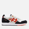 Asics Lifestyle Men's Gelsaga Leather Trainers - White/Flash Coral - Image 1
