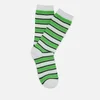Ganni Women's Classon Stripe Socks - Classic Green - Image 1