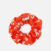 Ganni Women's Silvery Crepe Scrunchie - Big Apple Red - Image 1
