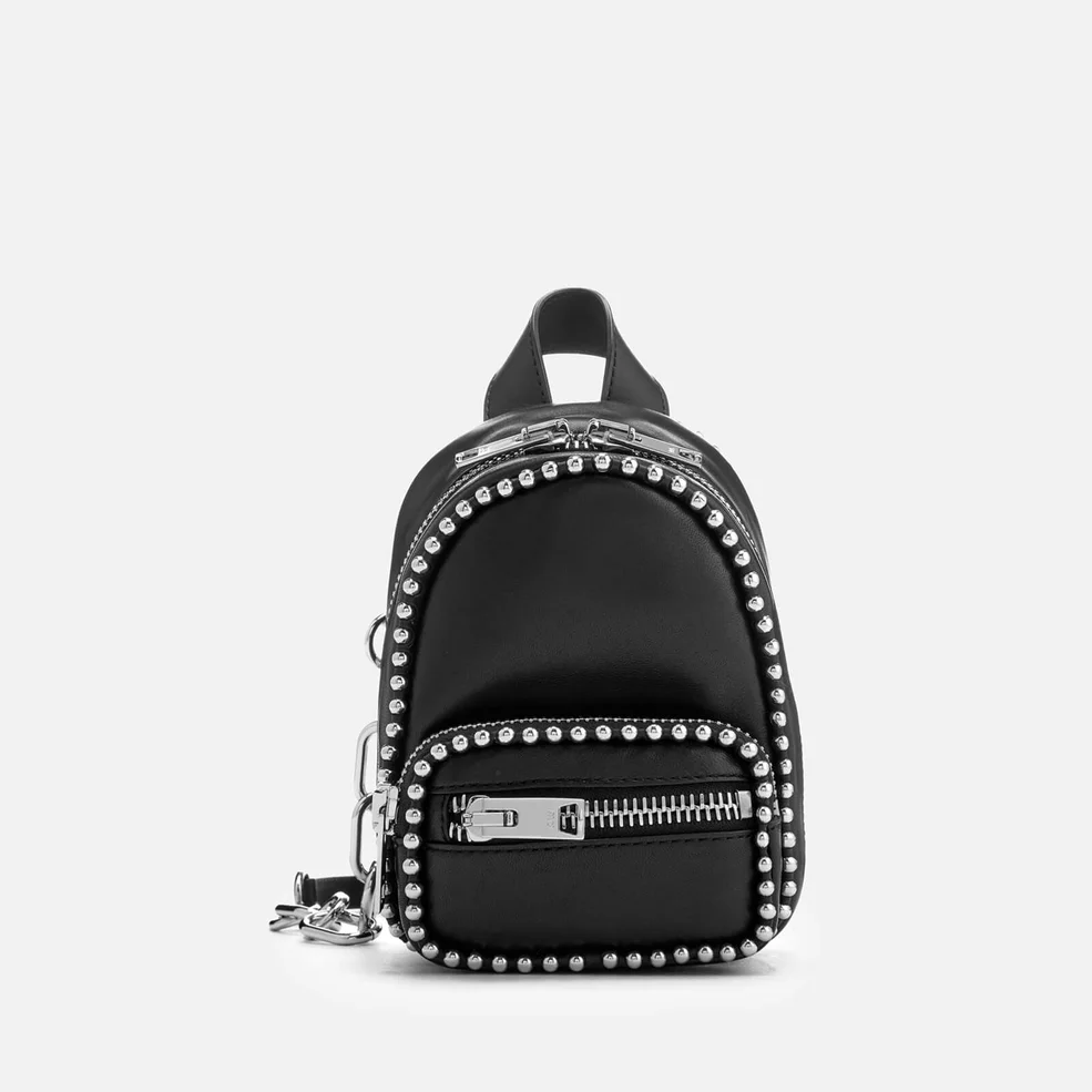 Alexander Wang Women's Attica Soft Mini Cross Body Backpack with Ballchain - Black Image 1