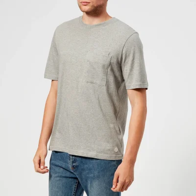 Folk Men's Angle Pocket T-Shirt - Grey Melange
