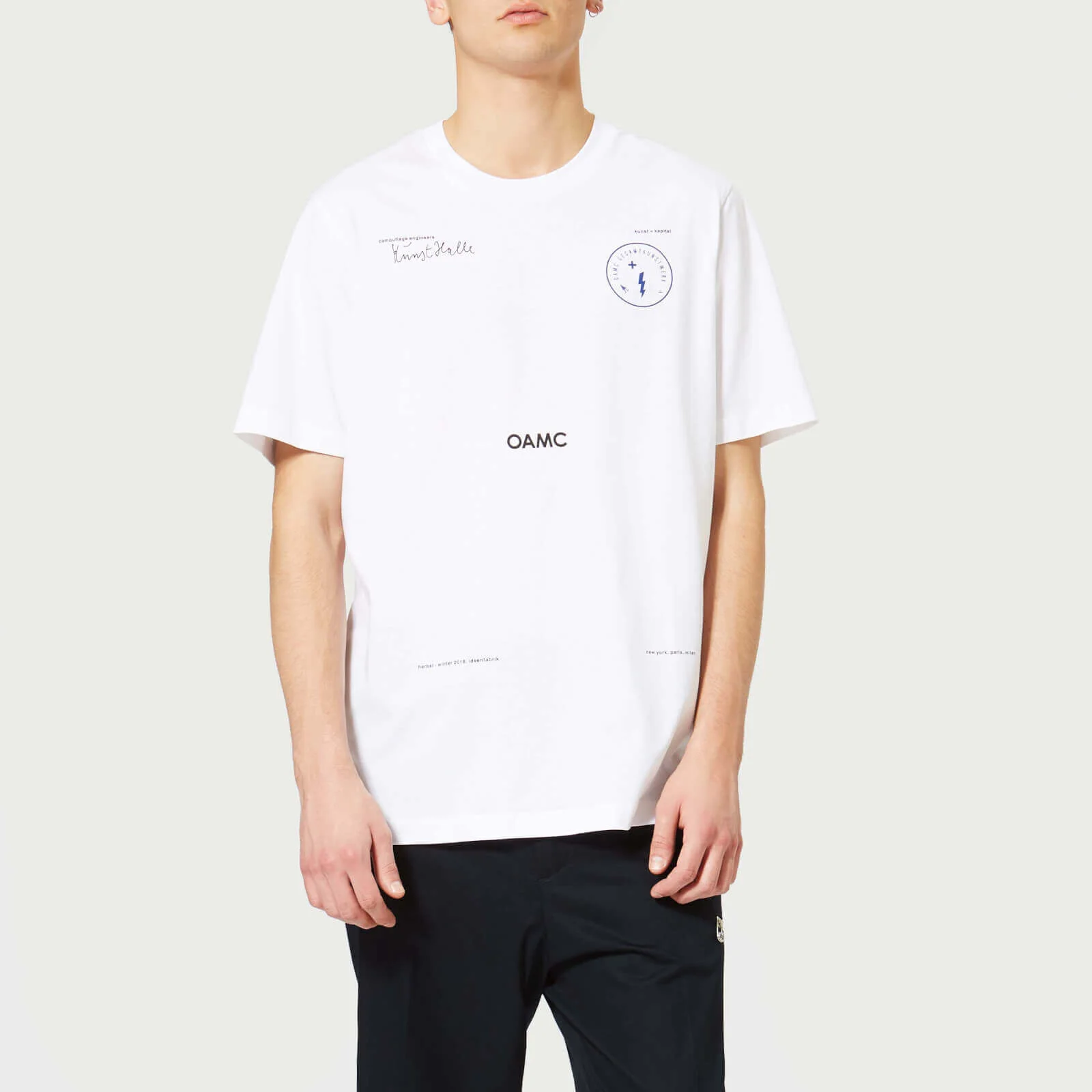 OAMC Men's Kunsthalle T-Shirt - White Image 1