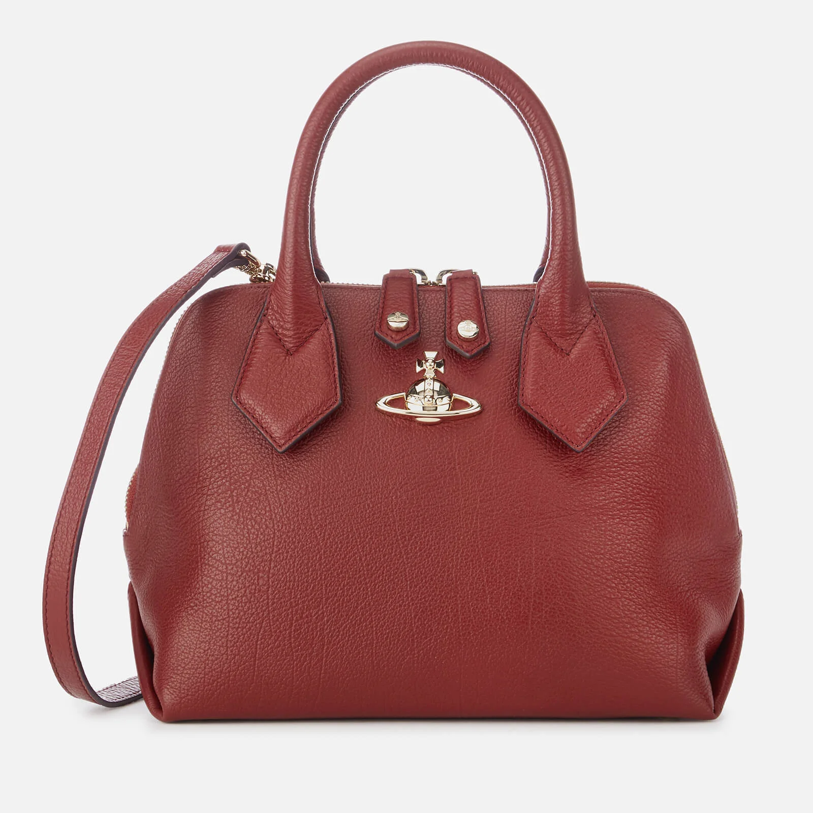 Vivienne Westwood Women's Balmoral Small Handbag - Burgundy Image 1