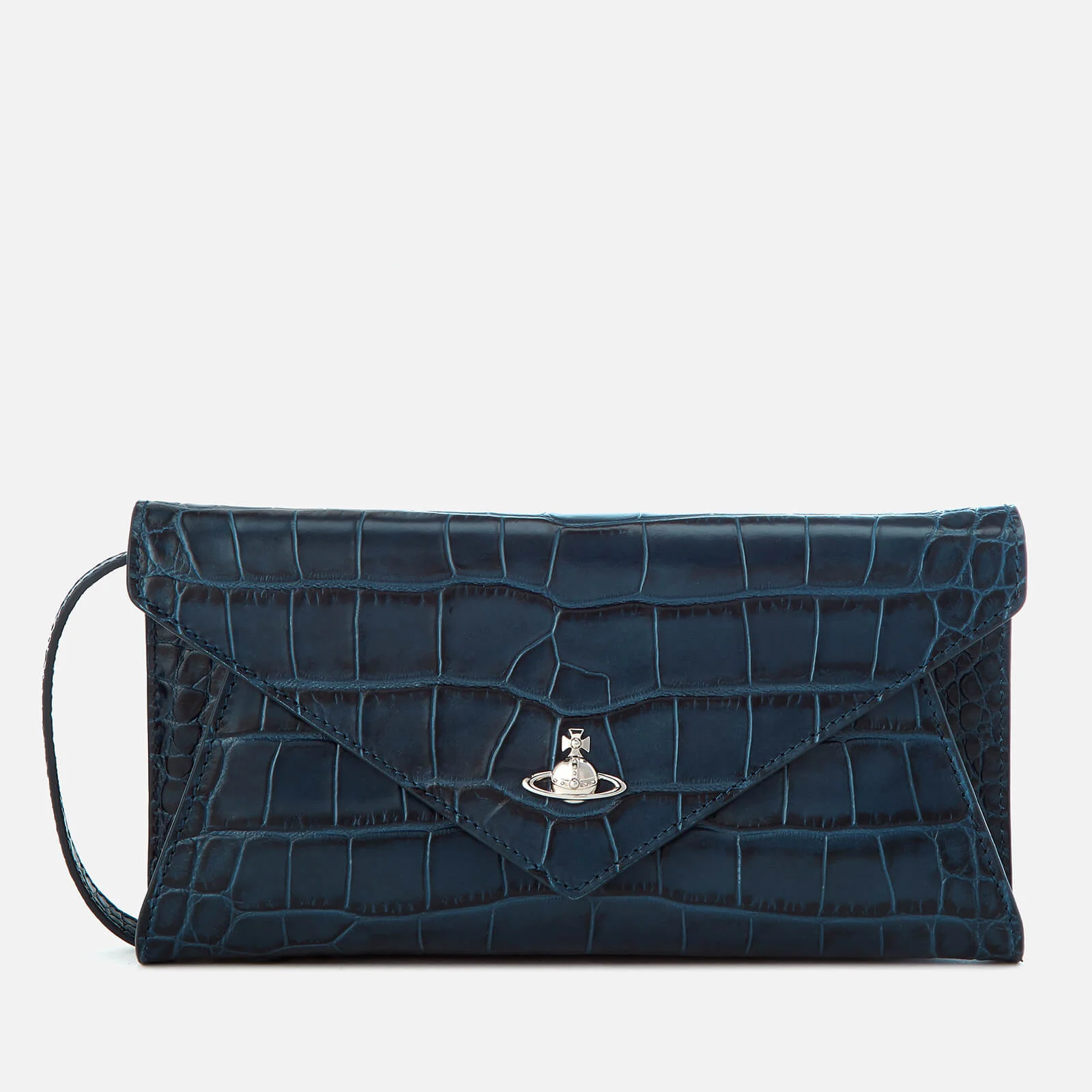 Vivienne Westwood Women's Lisa Envelope Clutch Bag - Blue Image 1