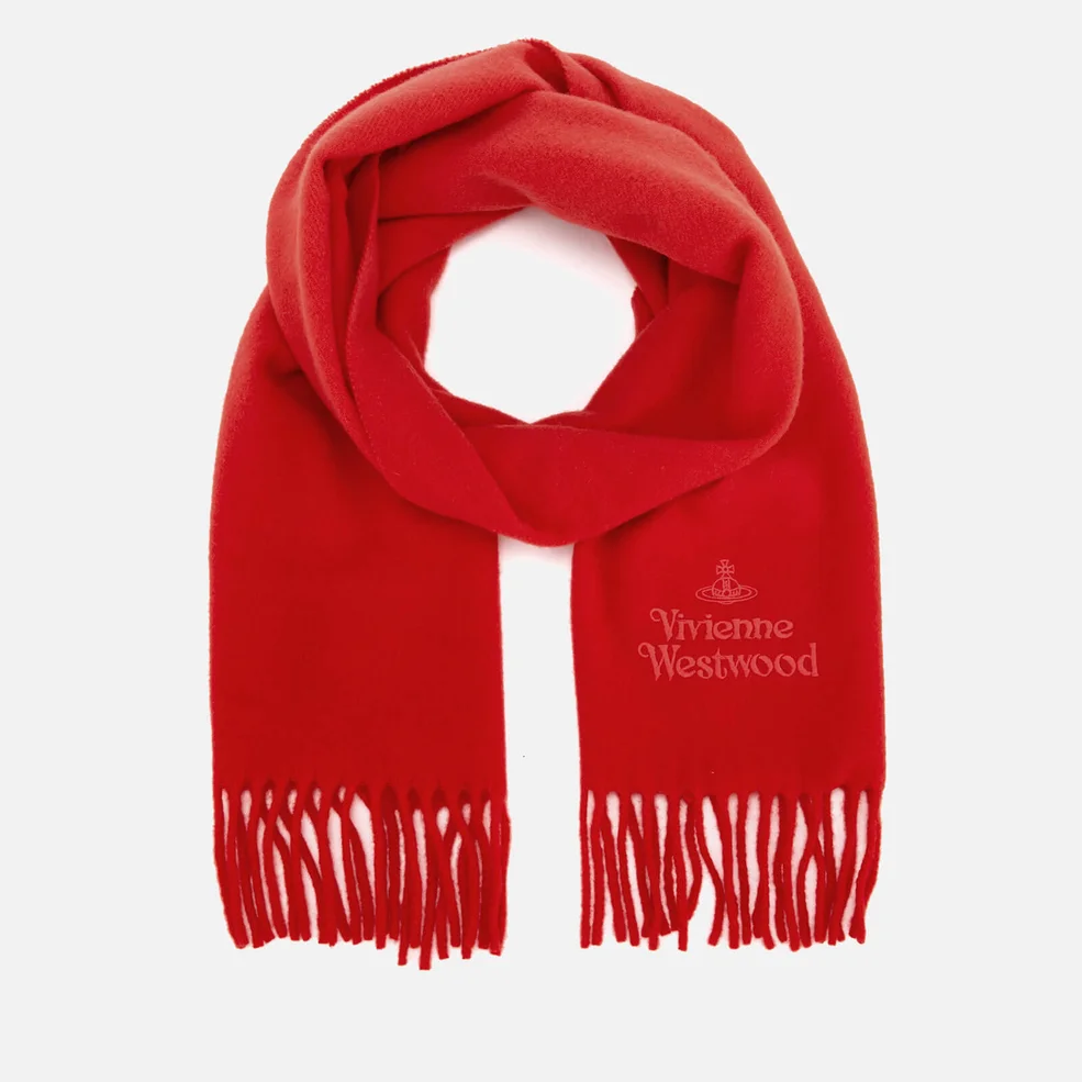 Vivienne Westwood Women's Wool Scarf - Red Image 1