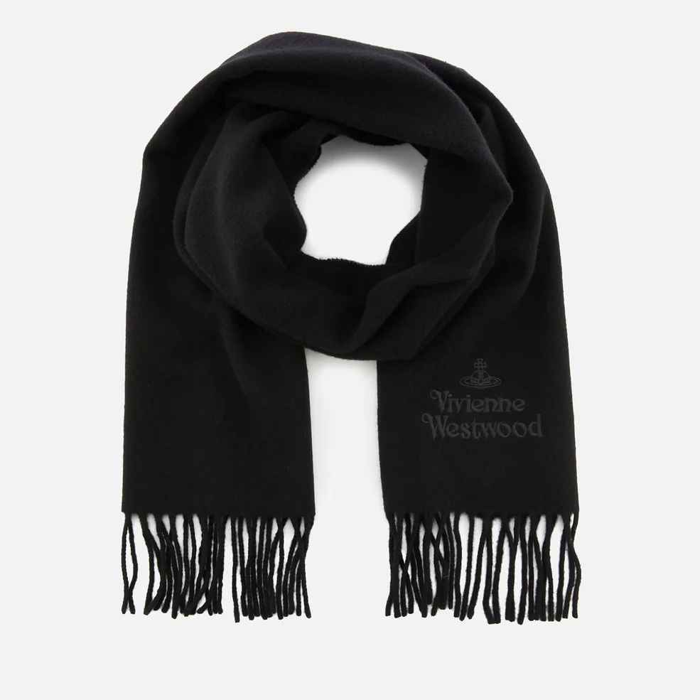 Vivienne Westwood Women's Wool Scarf - Black Image 1