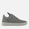 Filling Pieces Men's Nubuck Perforated Low Top Trainers - Antracite - Image 1