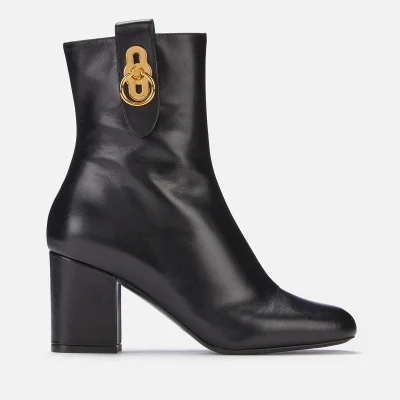 Mulberry Women's Amberley Leather Heeled Boots - Black
