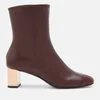 Mulberry Women's Patent Heeled Ankle Boots - Oxblood - Image 1
