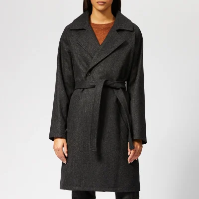 A.P.C. Women's Bakerstreet Coat - Anthracite Chine