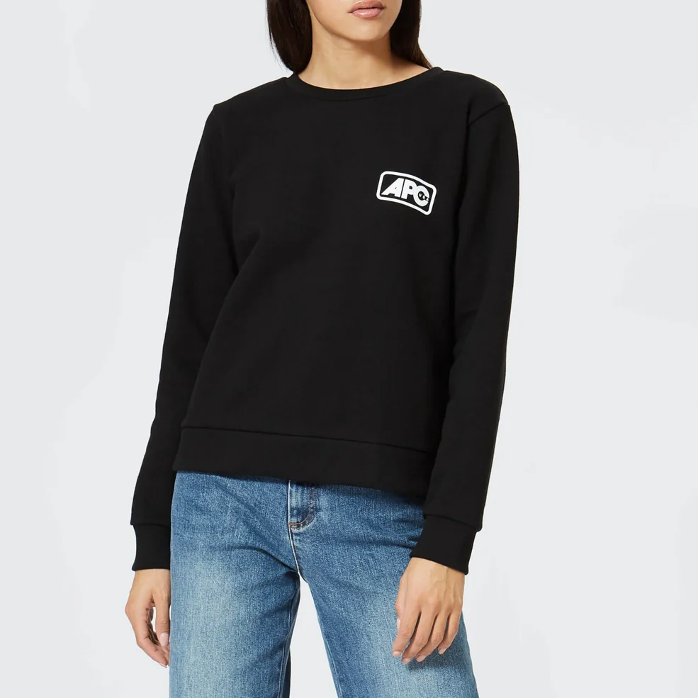 A.P.C. Women's Odette Sweatshirt - Black Image 1
