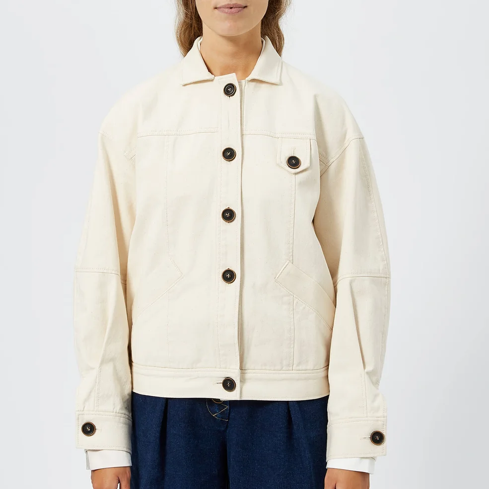 Rejina Pyo Women's Pippa Jacket - Denim Ecru Image 1