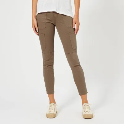 J Brand Women's Skinny Utility Trousers - Brown