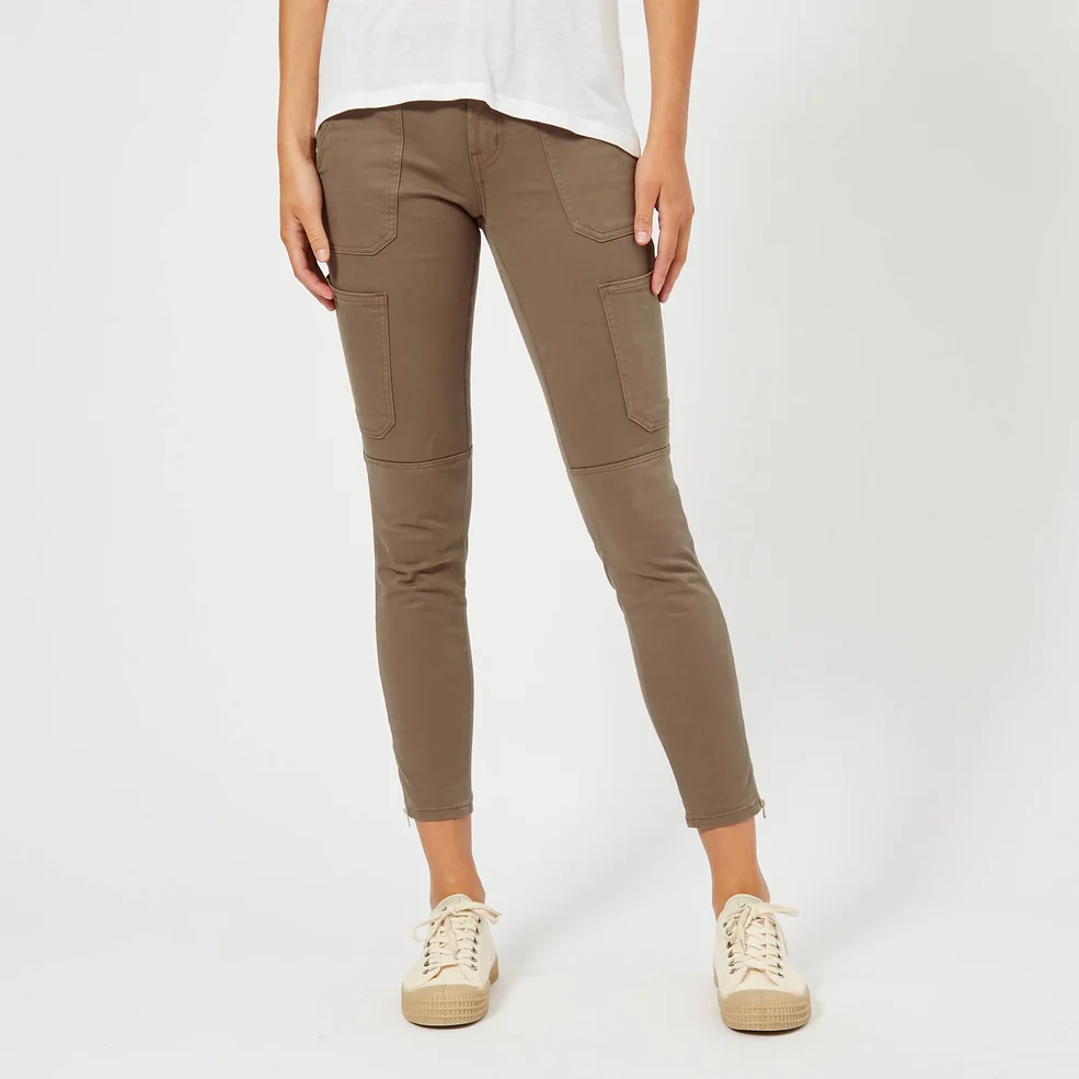 J Brand Women's Skinny Utility Trousers - Brown Image 1