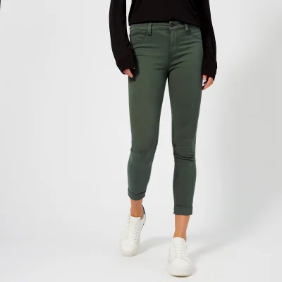 J Brand Women's Anja Mid Rise Cuffed Crop Jeans - Granite