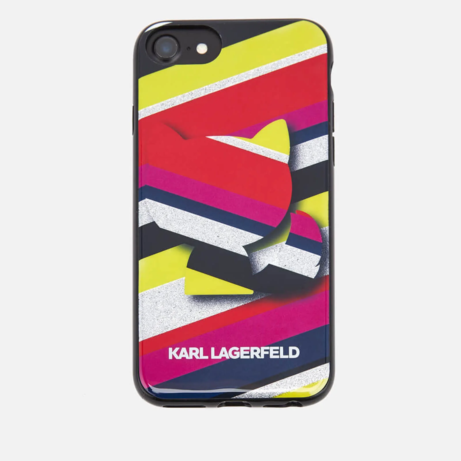 Karl Lagerfeld Women's K/Stripes Phone Case - Multi Image 1
