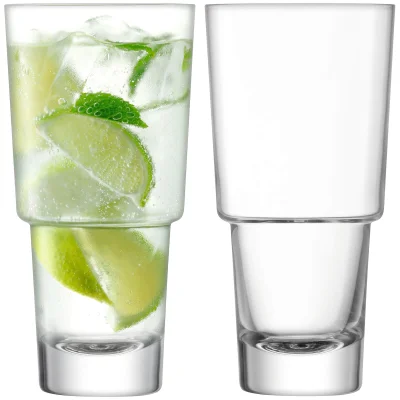 LSA Mixologist Cocktail Highball Glasses - 400ml - Set of 2