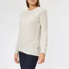 Barbour Heritage Women's Kate Placement Cable Jumper - Ecru - Image 1