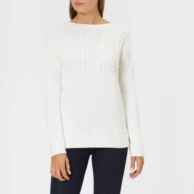 Barbour Women's Weymouth Knit Jumper - Off White