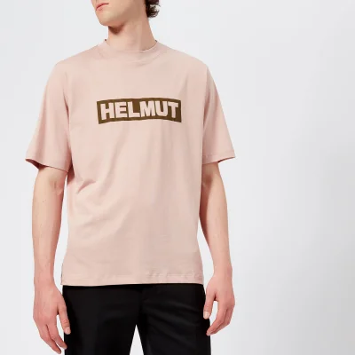 Helmut Lang Men's Helmut Box Logo T-Shirt - Desert Rose