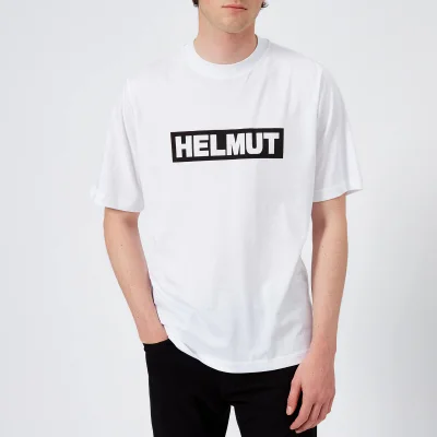 Helmut Lang Men's Helmut Box Logo T-Shirt - White