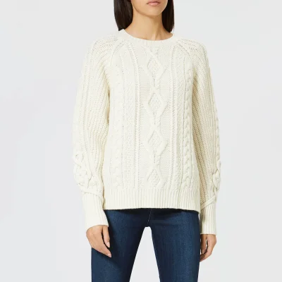 Polo Ralph Lauren Women's Chunky Cable Knit Jumper - Cream