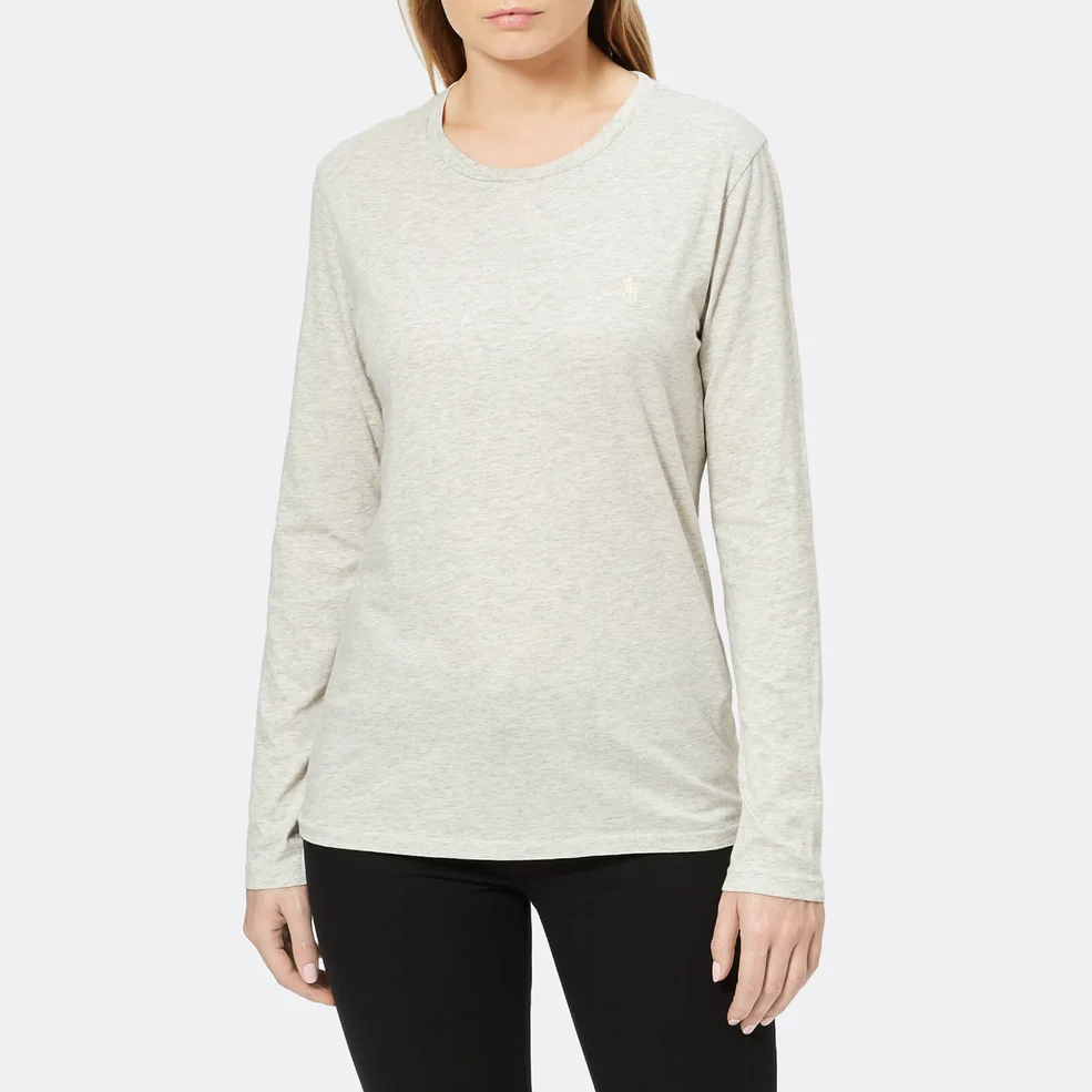 Polo Ralph Lauren Women's Long Sleeve T-Shirt - Grey Image 1