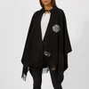McQ Alexander McQueen Women's Hooded Poncho - Darkest Black - Image 1