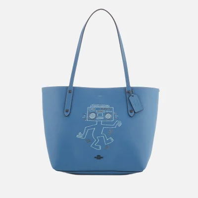 Coach Women's X Keith Haring Market Tote Bag - Sky Blue