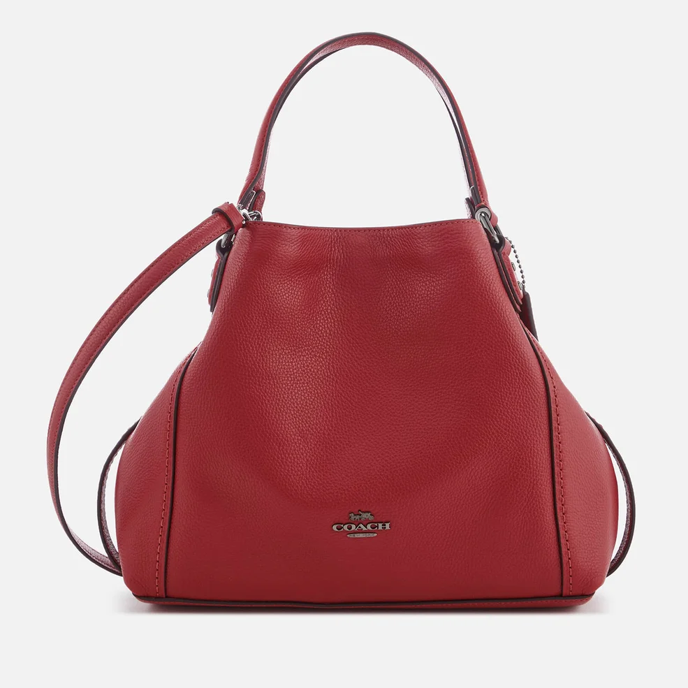 Coach Women's Edie 28 Shoulder Bag - Washed Red Image 1