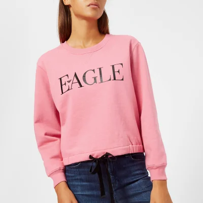 Emporio Armani Women's Eagle Writing T-Shirt - Pink