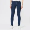 Emporio Armani Women's J28 Mid Rise Jeans - Blue - Image 1