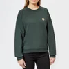 Maison Kitsuné Women's Fox Head Patch Sweatshirt - Dark Green - Image 1
