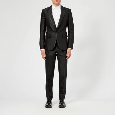 Dsquared2 Men's Silk/Wool London Fit 1 Button Suit - Black